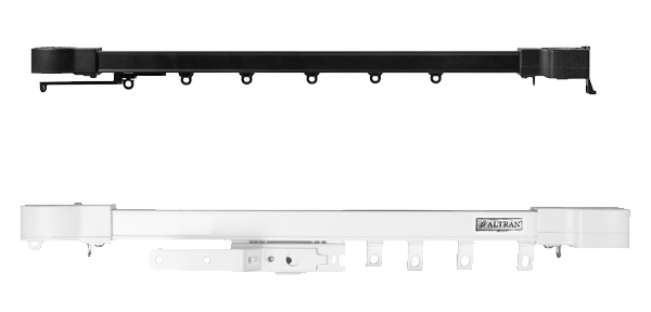 rieles motorizados rs10 negro blanco