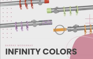 barras cortinas infinity colors