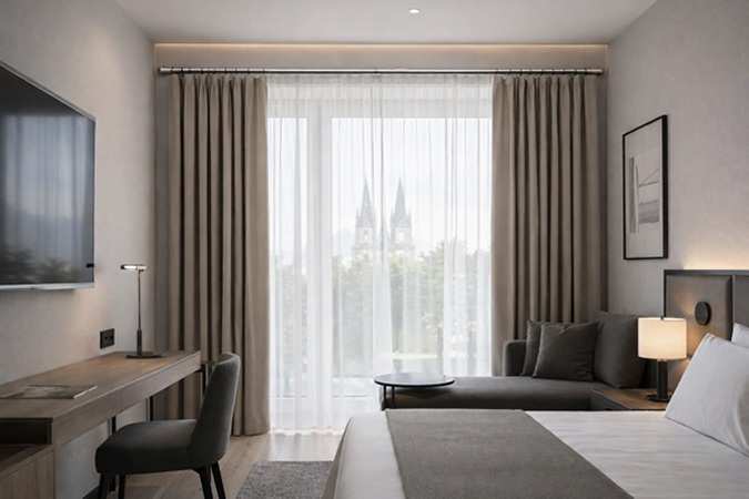 barras modernas de cortinas